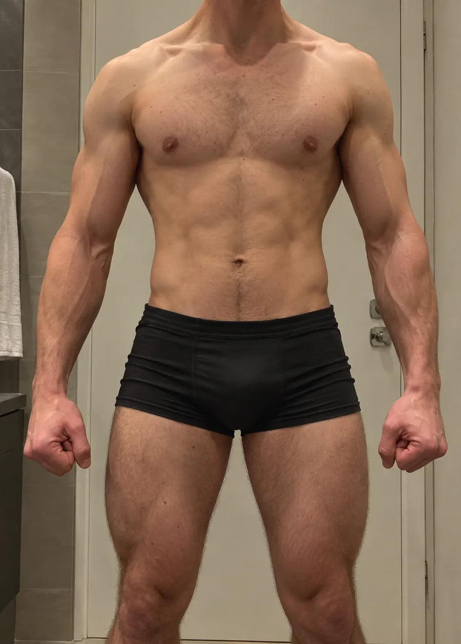 Captain Workout member sharing his physique transformation