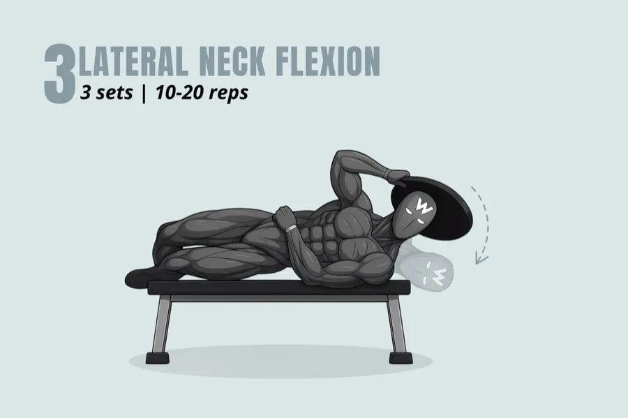 Lateral neck flexion